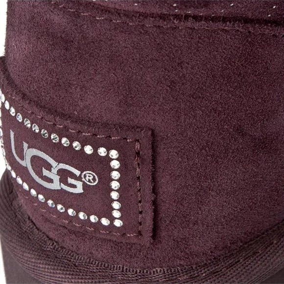 UGG Mini Bailey Button Bling Constellation Boot - Lodge Ankle - Picture 8 of 11